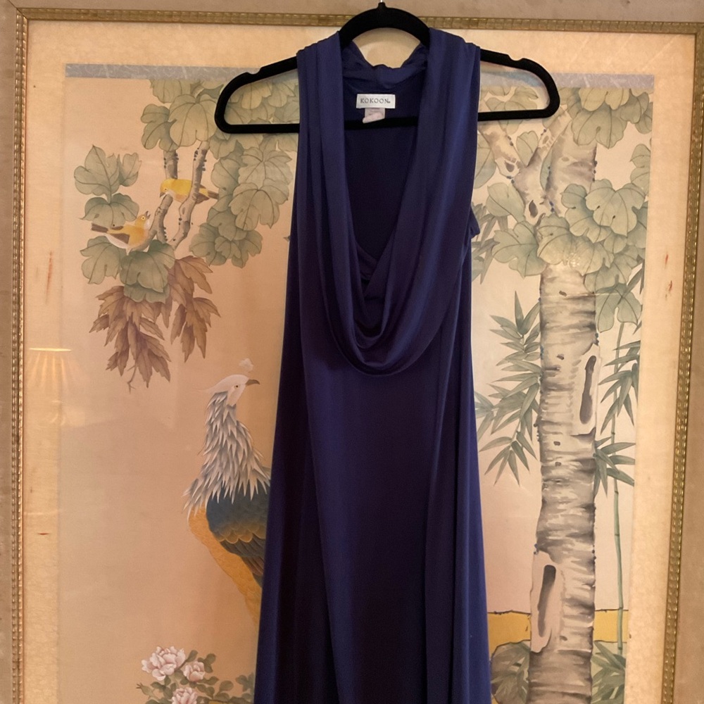 Draped rayon woman’s dress